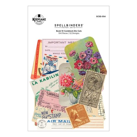 Spellbinders PRE-ORDER Turn the Page Book 10 Cardstock Die Cuts (SCSE-054) Spellbinders PRE-ORDER Turn the Page Book 10 Cardstock Die Cuts (SCSE-054)