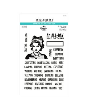 Spellbinders PRE-ORDER Turn the Page ING Words Stamp & Die Set (SDS-232) Spellbinders PRE-ORDER Turn the Page ING Words Stamp & Die Set (SDS-232)