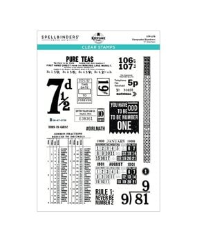 Spellbinders PRE-ORDER Turn the Page Keepsake Numbers Clear Stamp Set (STP-279) Spellbinders PRE-ORDER Turn the Page Keepsake Numbers Clear Stamp Set (STP-279)