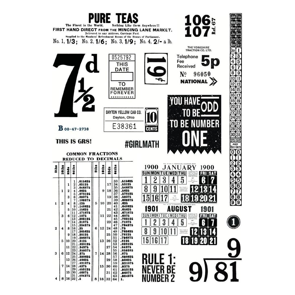 Spellbinders PRE-ORDER Turn the Page Keepsake Numbers Clear Stamp Set (STP-279) Spellbinders PRE-ORDER Turn the Page Keepsake Numbers Clear Stamp Set (STP-279)