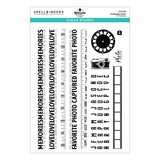Spellbinders PRE-ORDER Turn the Page Keepsake Strips Clear Stamp Set (STP-280)
