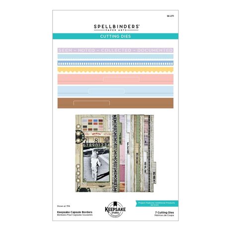 Spellbinders PRE-ORDER Turn the Page Keepsake Capsule Borders Dies (S6-271) Spellbinders PRE-ORDER Turn the Page Keepsake Capsule Borders Dies (S6-271)