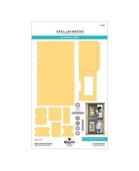Spellbinders PRE-ORDER Turn the Page Page with Flap Pocket Dies (S7-295) Spellbinders PRE-ORDER Turn the Page Page with Flap Pocket Dies (S7-295)