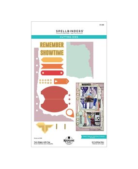 Spellbinders Turn the Page Torn Edges with Tag Dies (S7-298)