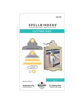 Spellbinders PRE-ORDER Turn the Page Keepsake Clip Dies (S2-473) Spellbinders PRE-ORDER Turn the Page Keepsake Clip Dies (S2-473)