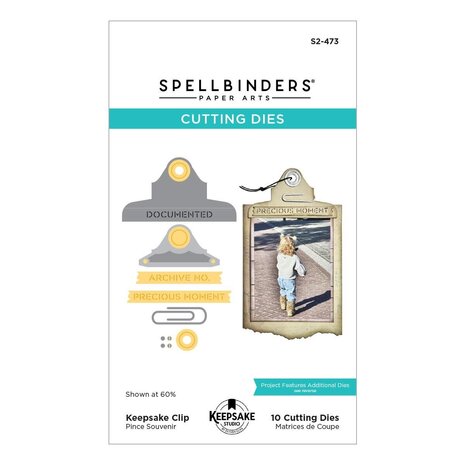 Spellbinders PRE-ORDER Turn the Page Keepsake Clip Dies (S2-473) Spellbinders PRE-ORDER Turn the Page Keepsake Clip Dies (S2-473)