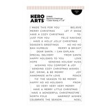 Hero Arts Home for the Holidays Stamp Set Season's Greetings (CM865)