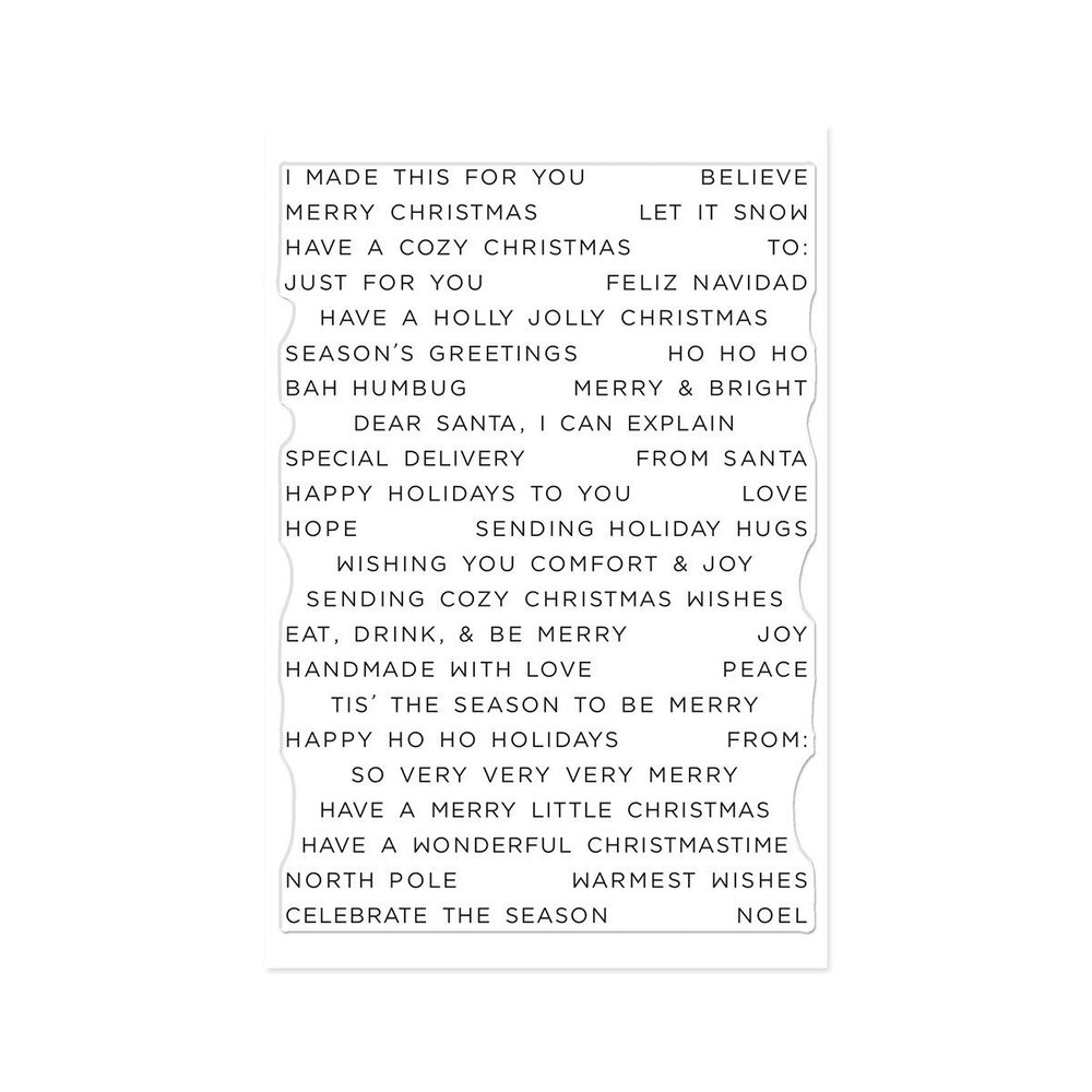 Hero Arts Home for the Holidays Stamp Set Season's Greetings (CM865) Hero Arts Home for the Holidays Stamp Set Season's Greetings (CM865)