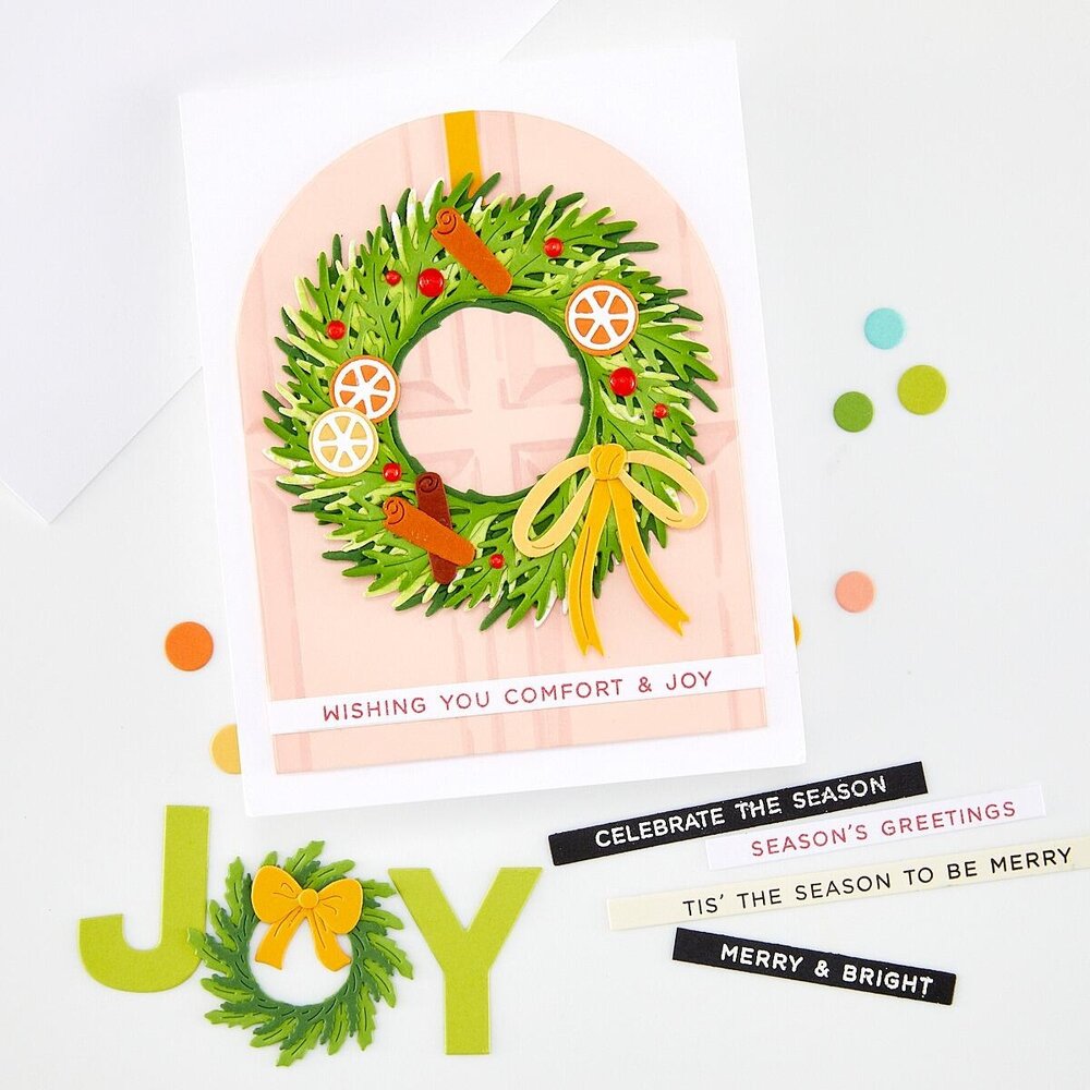 Hero Arts Home for the Holidays Stamp Set Season's Greetings (CM865) Hero Arts Home for the Holidays Stamp Set Season's Greetings (CM865)