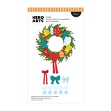 Hero Arts Home for the Holidays Die Set Winter Wreath Accessories (DF303)