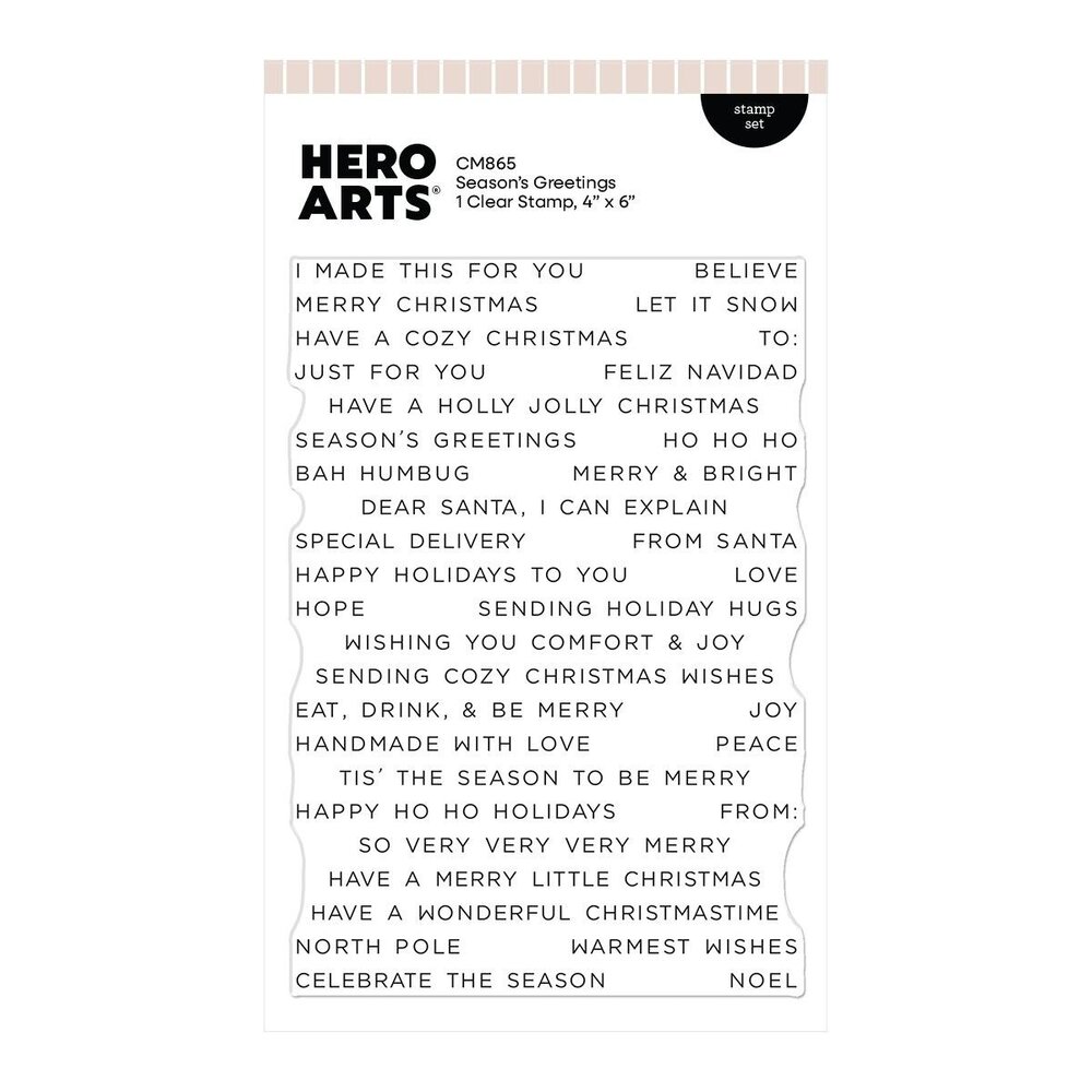 Hero Arts Home for the Holidays I Want It All Bundle (WB1208)