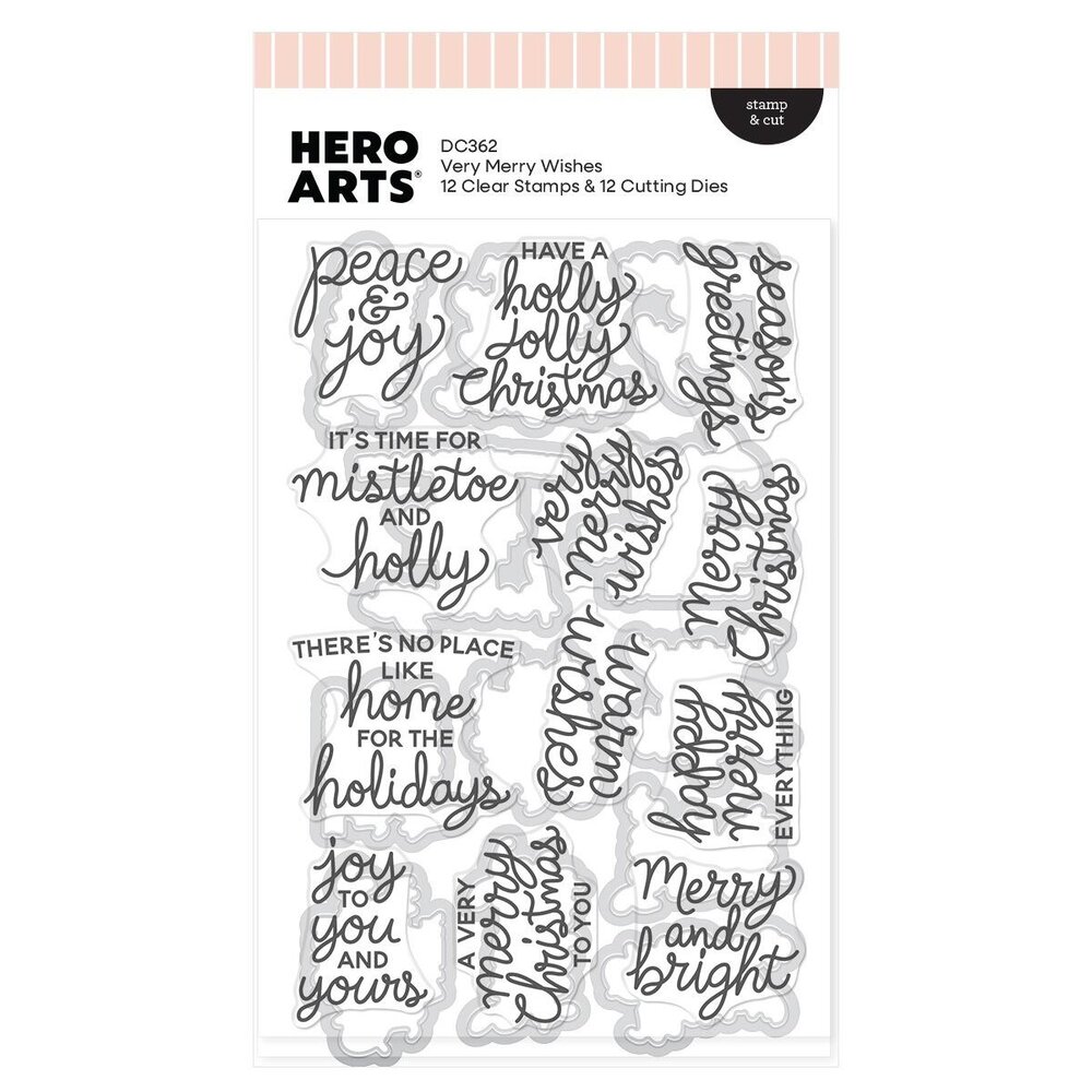 Hero Arts Home for the Holidays I Want It All Bundle (WB1208)