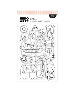 Hero Arts Summerween Stamps & Dies Beach Boos (DC360)