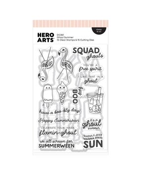Hero Arts Summerween Stamps & Dies Ghoul Summer (DC361)