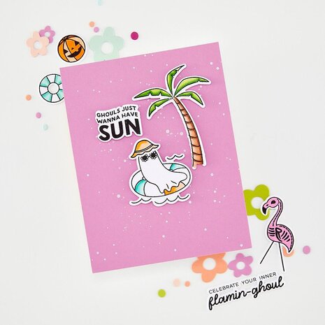 Hero Arts Summerween Stamps & Dies Ghoul Summer (DC361) Hero Arts Summerween Stamps & Dies Ghoul Summer (DC361)