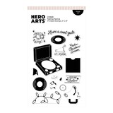 Hero Arts Vintage Vinyl Stamp Set Feeling Festive (CM828)