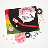 Hero Arts Vintage Vinyl Stamp Set Swingin' Christmas (CM830) Hero Arts Vintage Vinyl Stamp Set Swingin' Christmas (CM830)
