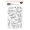 Hero Arts Vintage Vinyl Stamps & Dies Wishing You (DC336) Hero Arts Vintage Vinyl Stamps & Dies Wishing You (DC336)