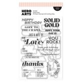 Hero Arts Vintage Vinyl Stamps & Dies Solid Gold (DC357)