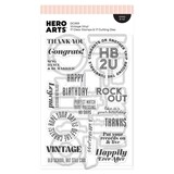 Hero Arts Vintage Vinyl Stamps & Dies Vintage Vinyl (DC359)