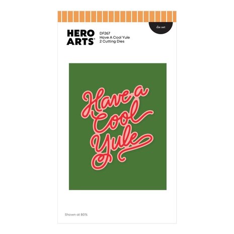 Hero Arts Vintage Vinyl Die Set Have a Cool Yule (DF267) Hero Arts Vintage Vinyl Die Set Have a Cool Yule (DF267)