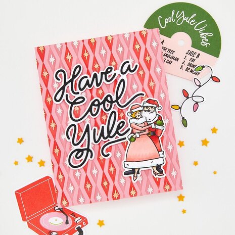 Hero Arts Vintage Vinyl Die Set Have a Cool Yule (DF267) Hero Arts Vintage Vinyl Die Set Have a Cool Yule (DF267)