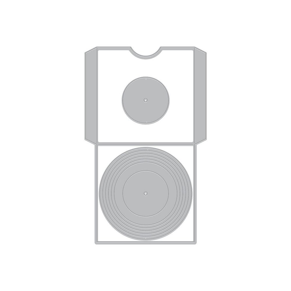 Hero Arts PRE-ORDER Vintage Vinyl Die Set Record Collection (DF269) Hero Arts PRE-ORDER Vintage Vinyl Die Set Record Collection (DF269)