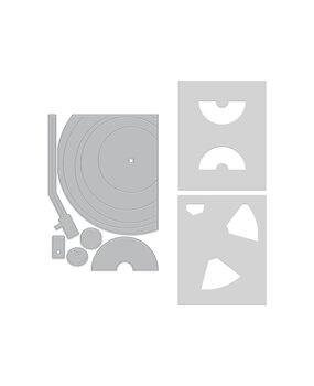 Hero Arts Vintage Vinyl Bundle Drop the Needle (WB1206)