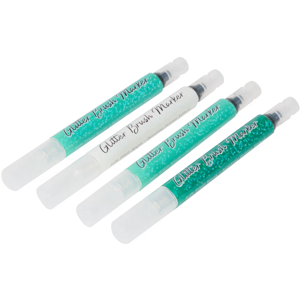 DécoTime 4 Glitter Brush Markers Soft Green (3204301) DécoTime 4 Glitter Brush Markers Soft Green (3204301)