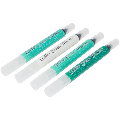 DécoTime 4 Glitter Brush Markers Soft Green (3204301) DécoTime 4 Glitter Brush Markers Soft Green (3204301)