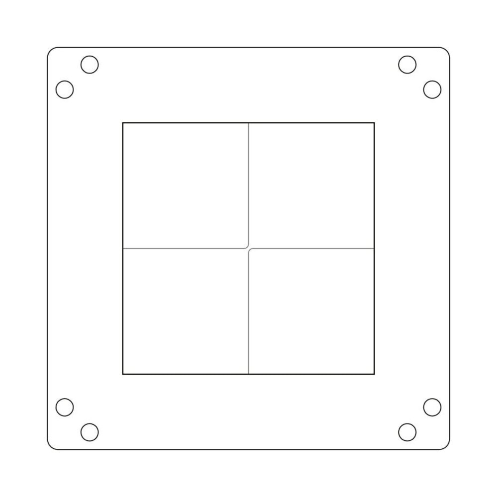 Sizzix Catherine Pooler Mini Layered Stencils Retro Star (667169)
