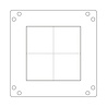 Sizzix Catherine Pooler Mini Layered Stencils Retro Star (667169)