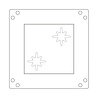 Sizzix Catherine Pooler Mini Layered Stencils Retro Star (667169)