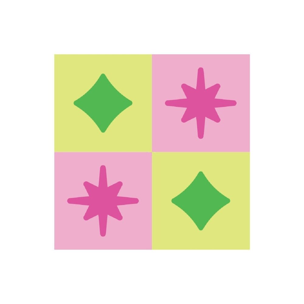 Sizzix Catherine Pooler Mini Layered Stencils Retro Star (667169)