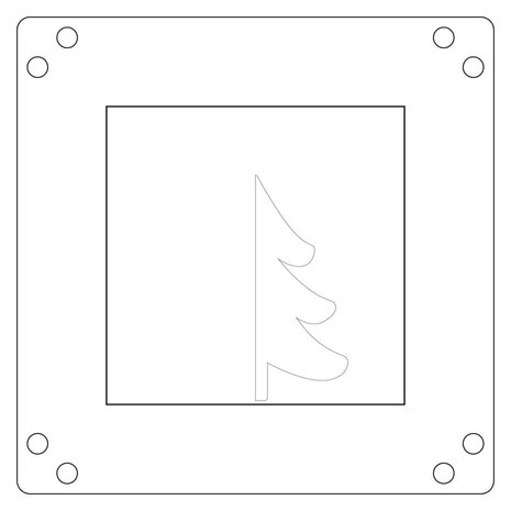 Sizzix Catherine Pooler Mini Layered Stencils Star on Top (667170)
