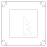 Sizzix Catherine Pooler Mini Layered Stencils Star on Top (667170)