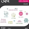 Sizzix Catherine Pooler Clear Stamps Warm Winter Wishes Sentiments (667172)