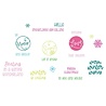 Sizzix Catherine Pooler Clear Stamps Warm Winter Wishes Sentiments (667172)