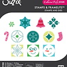 Sizzix Catherine Pooler Clear Stamps with Framelits Around the Holidays (667173)