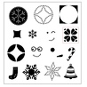 Sizzix Catherine Pooler Clear Stamps with Framelits Around the Holidays (667173)
