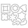 Sizzix Catherine Pooler Clear Stamps with Framelits Around the Holidays (667173)
