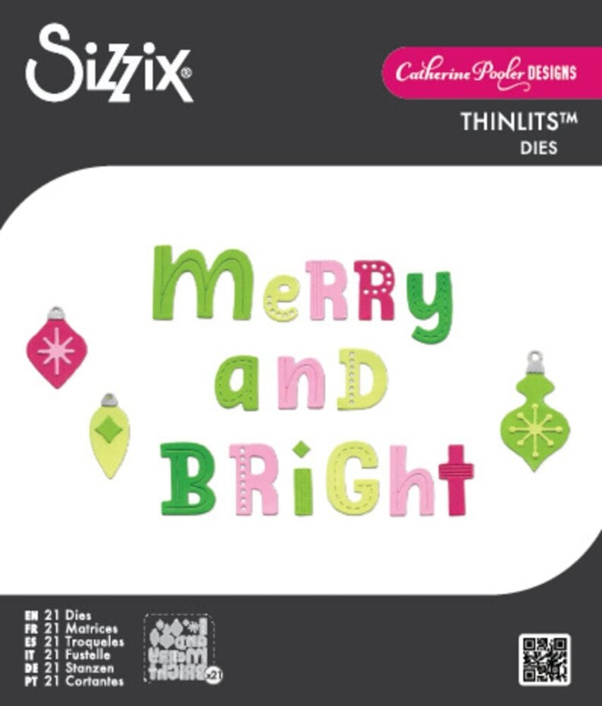 Sizzix Catherine Pooler Thinlits Die Set Oh So Merry (667166)