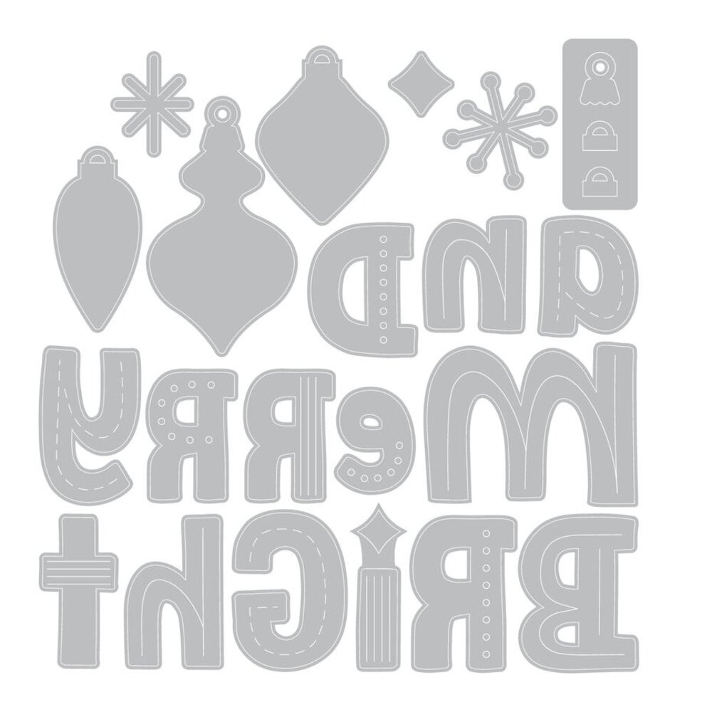 Sizzix Catherine Pooler Thinlits Die Set Oh So Merry (667166)