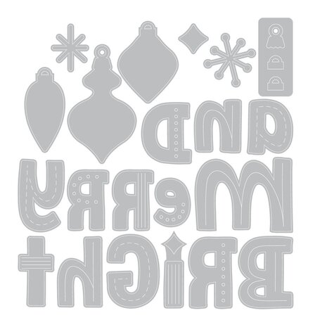 Sizzix Catherine Pooler Thinlits Die Set Oh So Merry (667166)