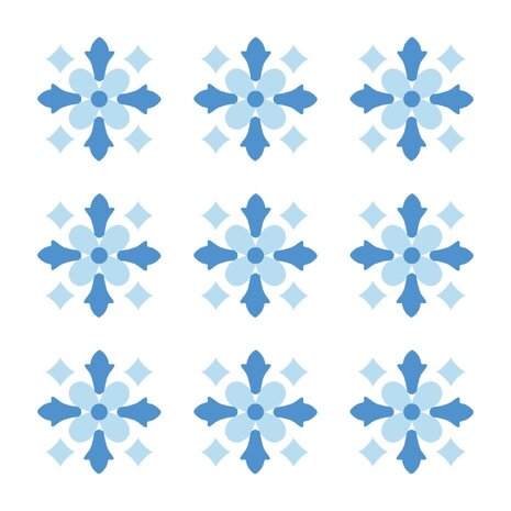 Sizzix Mini Layered Stencils Fanciful Snowflakes (667124)