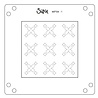 Sizzix Mini Layered Stencils Fanciful Snowflakes (667124)
