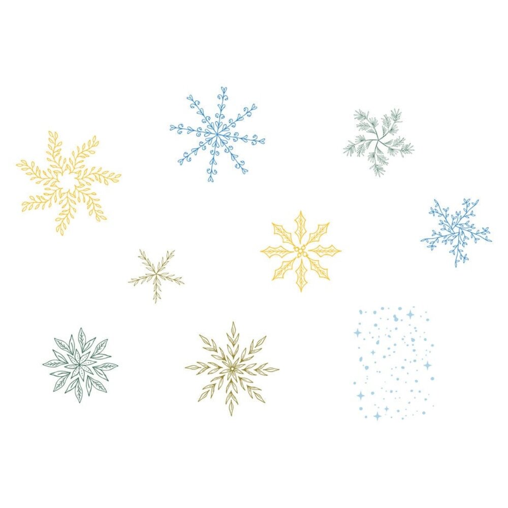 Sizzix Clear Stamps Let it Snow (667121)