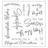 Sizzix Clear Stamps Winter Sentiments (667123)