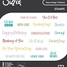 Sizzix Clear Stamps Essential Sentiments (667149)