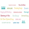 Sizzix Clear Stamps Essential Sentiments (667149)